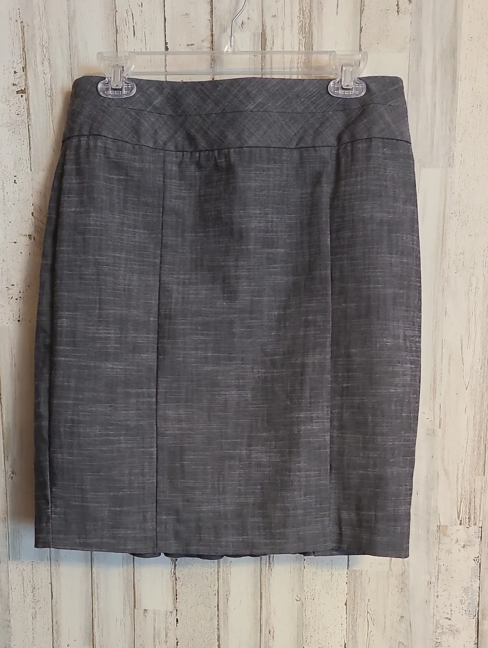 Byer California Gray Pencil Skirt - Subtle Texture